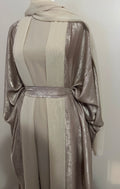 Champagne Abaya Set