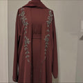 Maroon Abaya Set